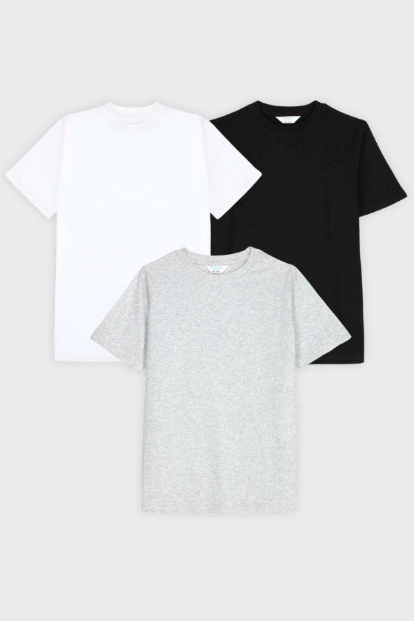 fb3146-3pk-tees-main1.jpg 3-Pack T-Shirts for Men - High Quality Basic Tees - Image 1